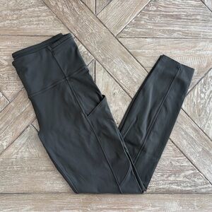 Lululemon Athletica Olive Green Fast and Free 25" Leggings
